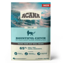 ACANA Croquettes Pour Chat|Croquettes^Bountiful Catch au saumon, au hareng et au colin 4,5 kg