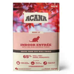 ACANA Croquettes Pour Chat^Indoor Entrée avec poulet, dinde et hareng 4,5 kg