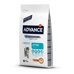 ADVANCE Hypoallergénique|Alimentation Diététique^Kitten - Croquettes pour Chaton avec Poulet et Riz 10 kg