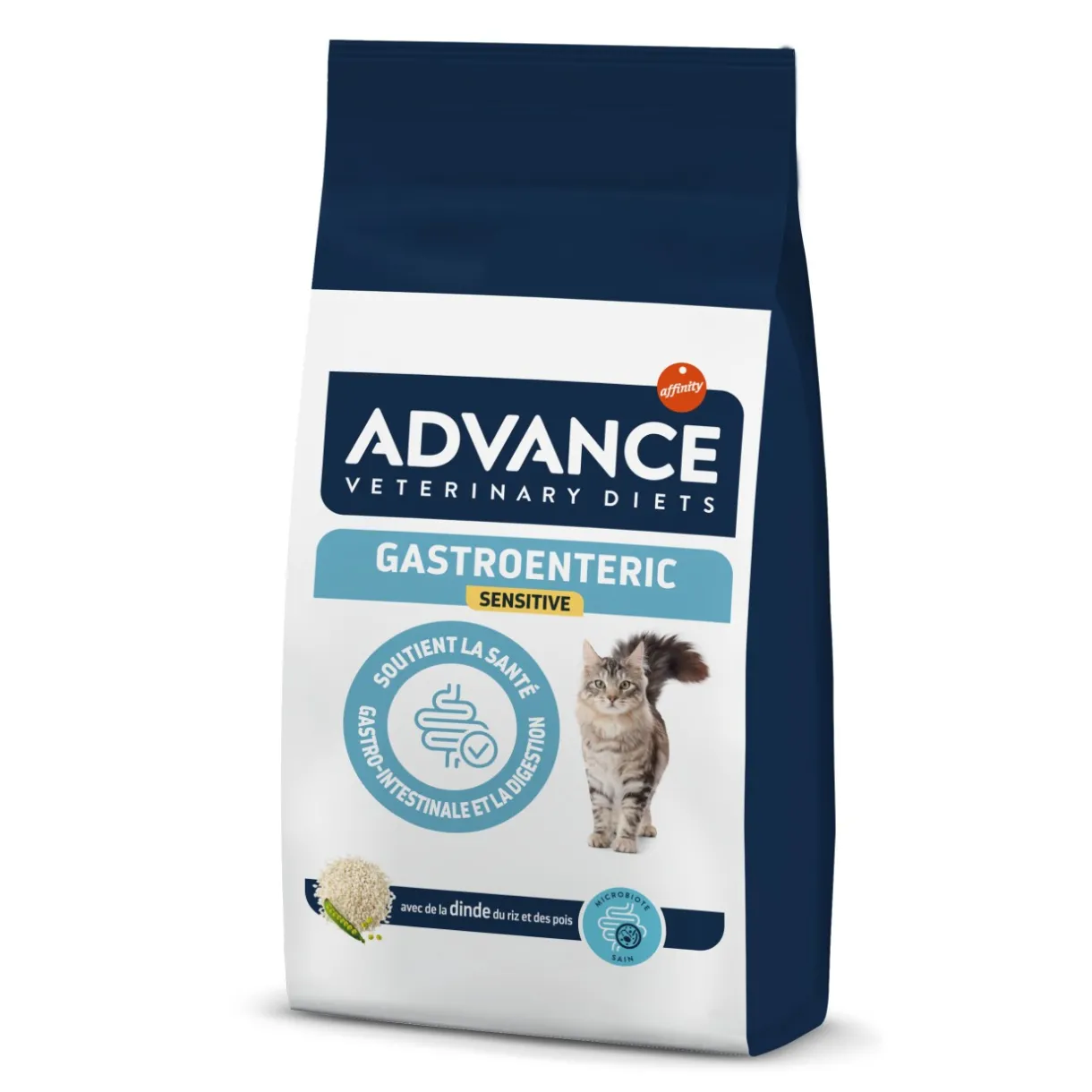 ADVANCE Alimentation Diététique|Nourriture Diététique Chat^Vet Gastroenteric Sensitive 1,5 kg