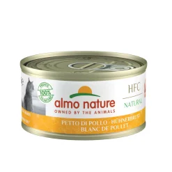 Almo nature Nourriture Humide^HFC Natural Poitrine de poulet 24x70 g