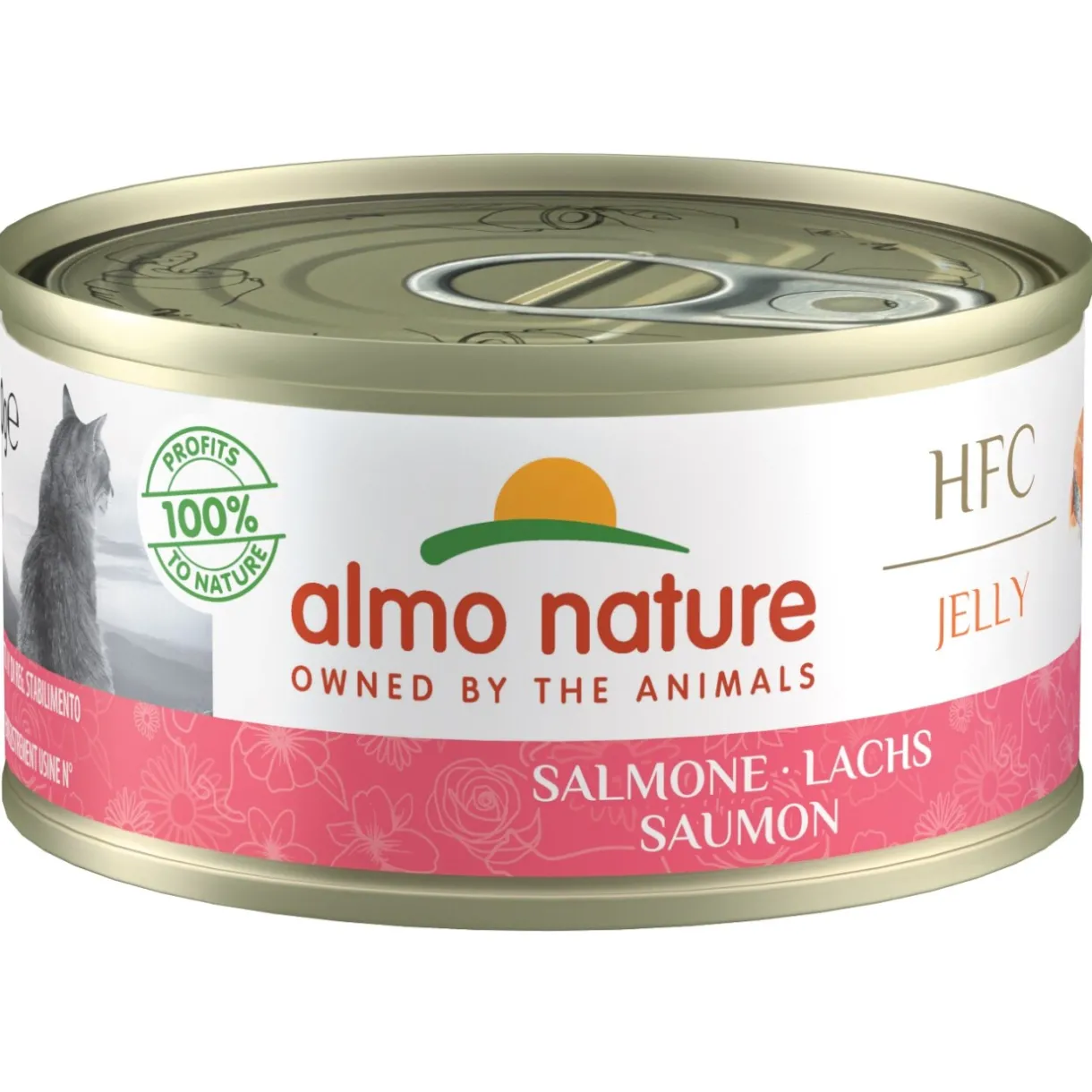 Almo nature Nourriture Humide^Jelly Cat saumon 24x70g