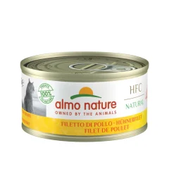 Almo nature Nourriture Humide^Megapack Blanc de poulet 6 x 70 g