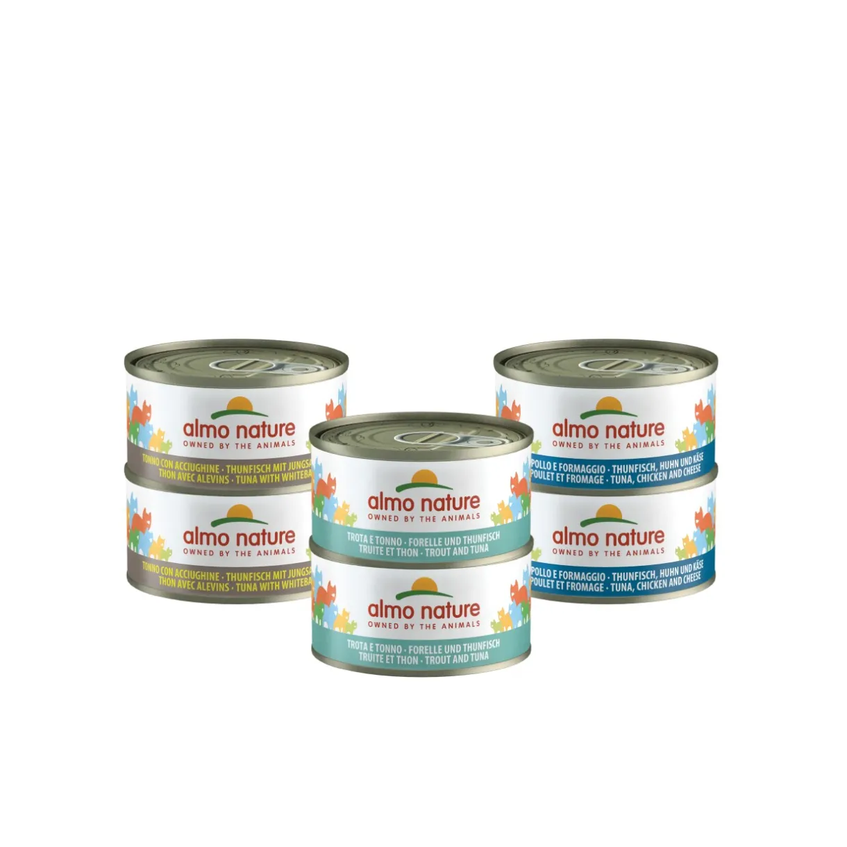 Almo nature Nourriture Humide^Multipack Thon 6x70g