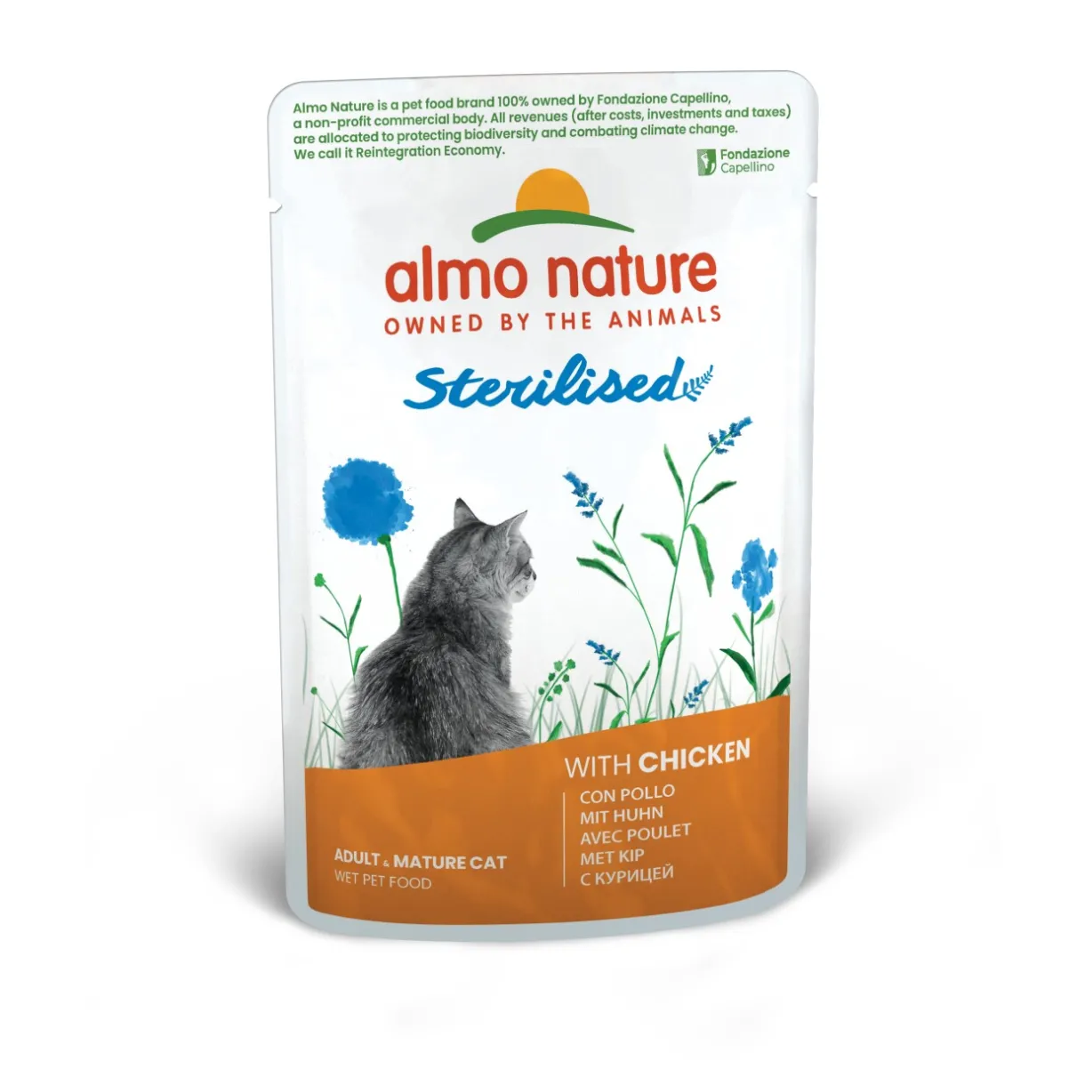 Almo nature Nourriture Humide^Sterilised 30 x 70 g Poulet