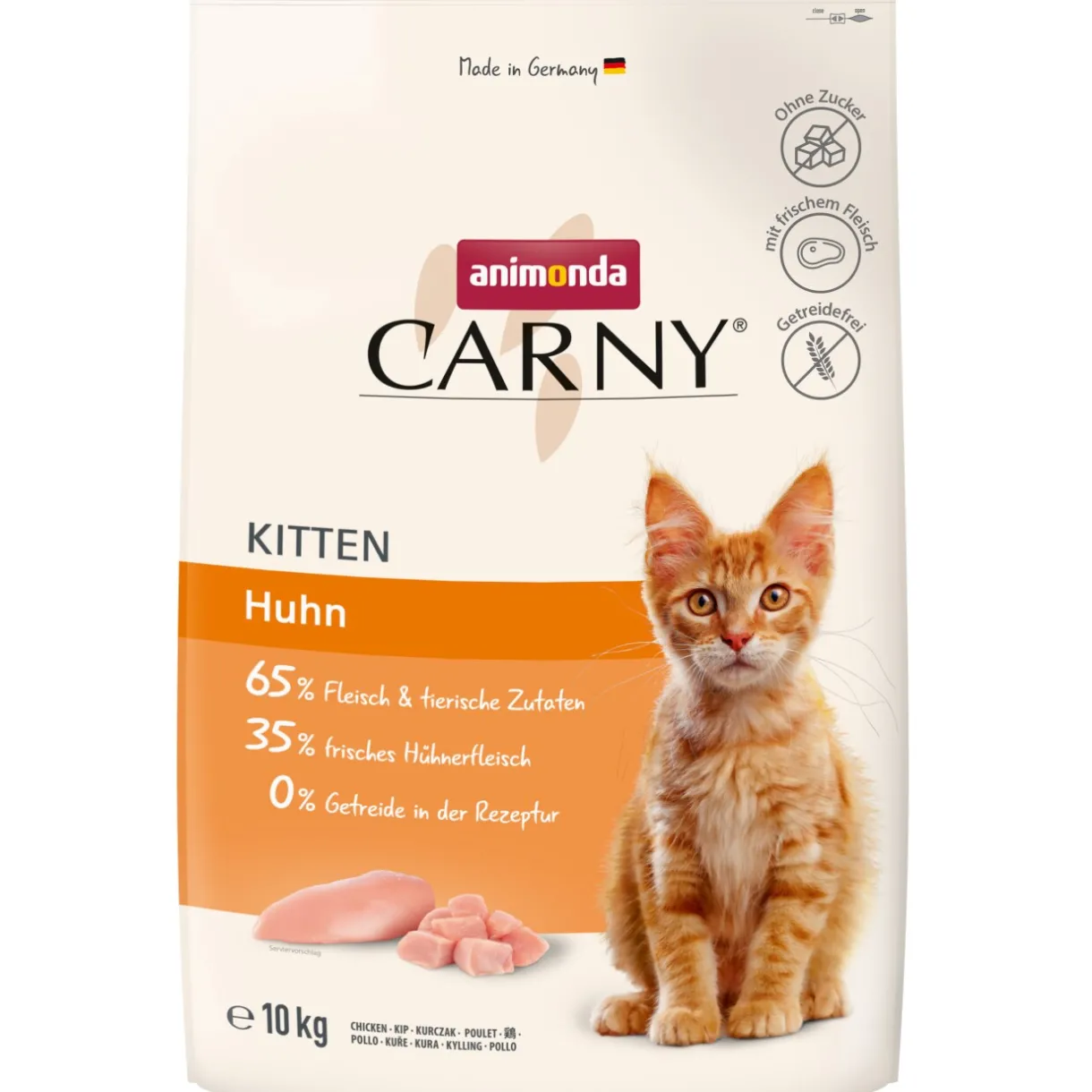 animonda Croquettes Pour Chat|Nourriture^Carny nourriture sèche pour chaton Poulet 10 kg