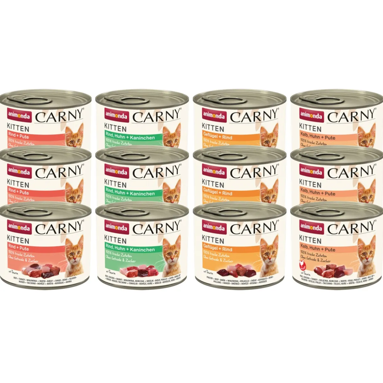 animonda Nourriture Humide|Nourriture^Carny nourriture humide pour chatons, pack mixte 12x200 g