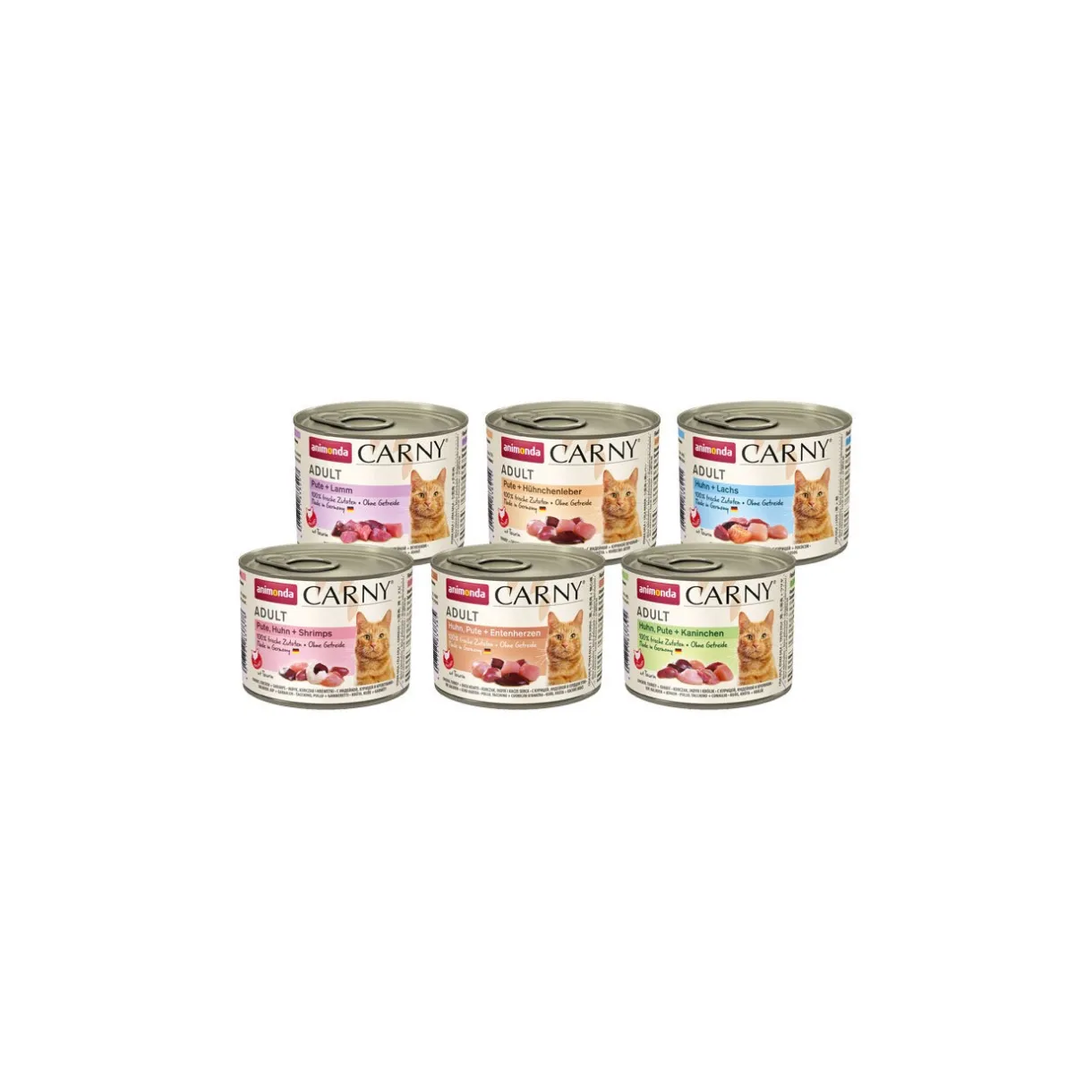 animonda Nourriture Humide^Carny nourriture humide pour chat adulte, pack mixte 6x200 g