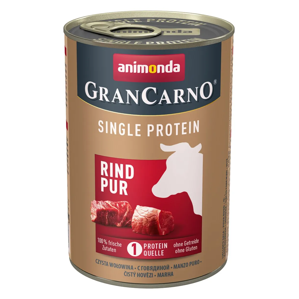 animonda Nourriture Humide^GranCarno Adult Single Protein Pur bœuf 6x400 g