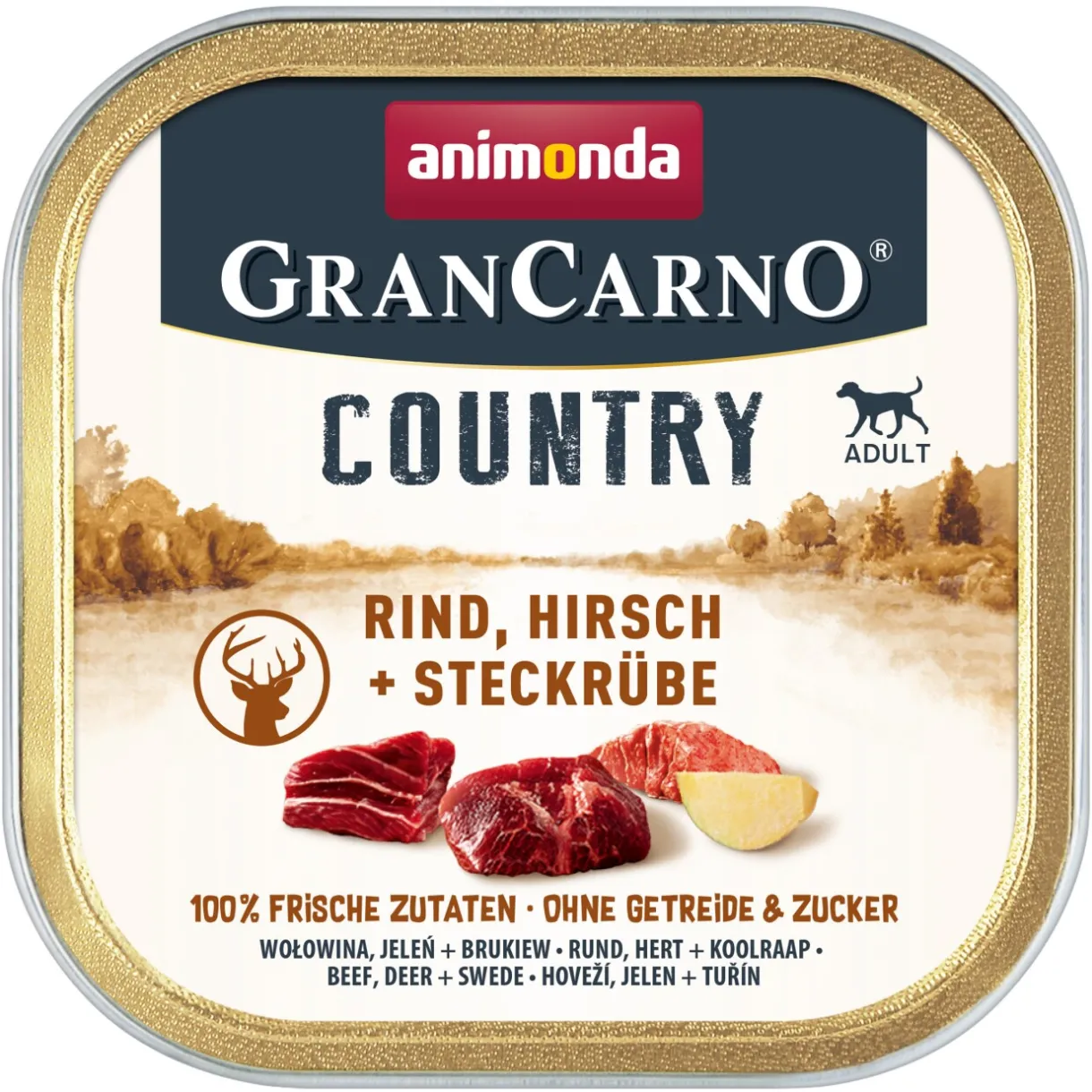 animonda Nourriture Humide^GranCarno Adult Country Cerf & bœuf 22x150 g
