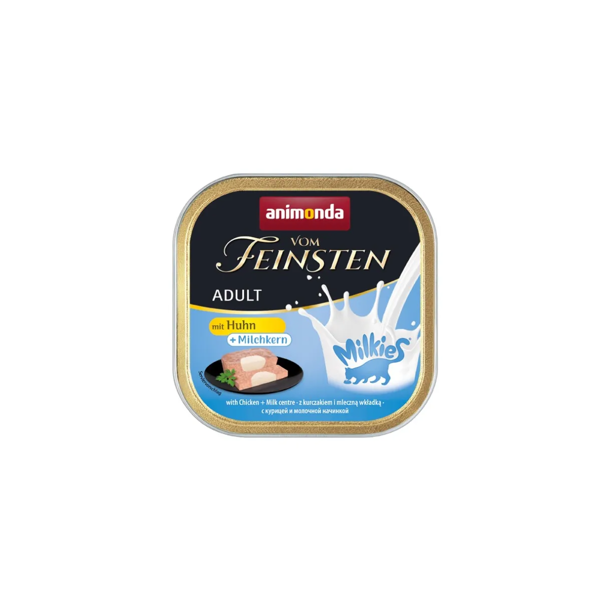 animonda Nourriture Humide^Vom Feinsten Adult avec cœur au lait 32 x 100 g au poulet et au lait