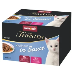 animonda Nourriture Humide|Nourriture^Vom Feinsten Kitten Raffinesse en Sauce Mixpack 24x85 g