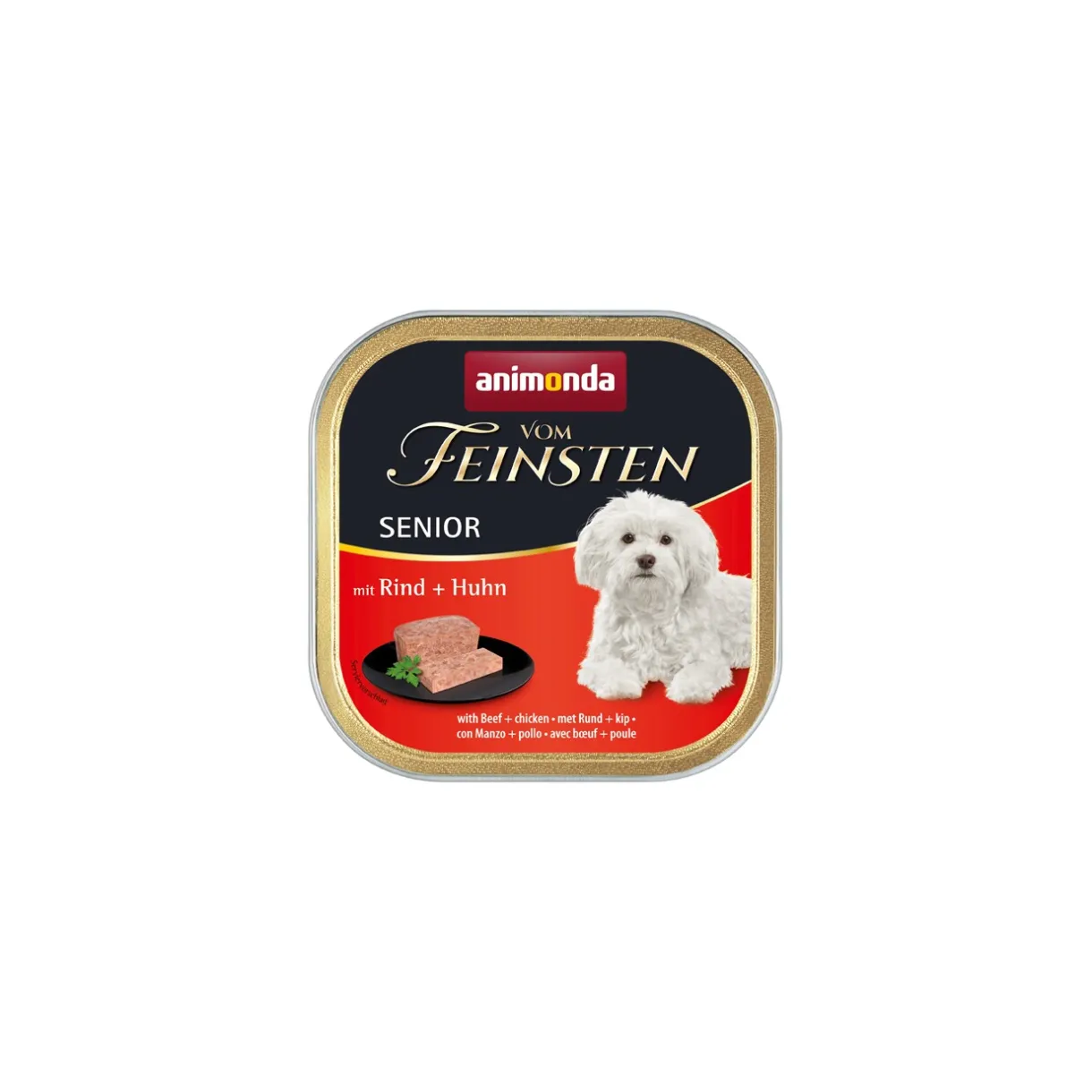 animonda Nourriture Humide^Vom Feinsten Senior 22 x 150 g Bœuf et poulet