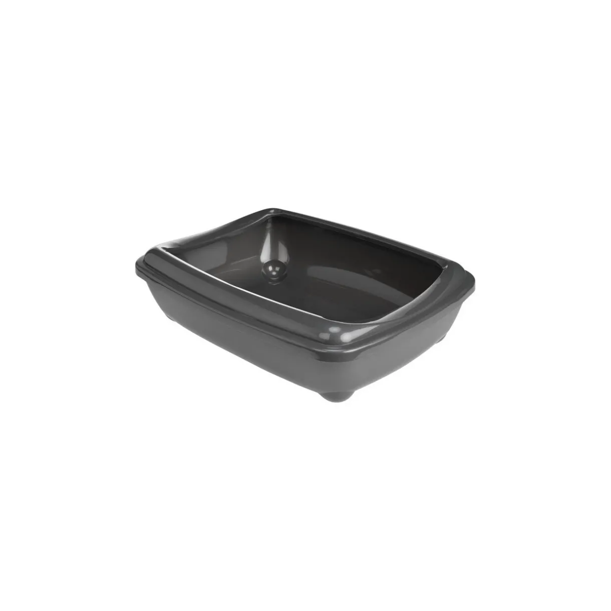 AniOne Bacs & Maisons De Toilette^Bac à Litière Arist-O-Tray S gris foncé