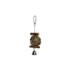 AniOne Gamelles & Abreuvoirs|Accessoires Pour Cage^Balle en bois de saule munie d'un grelot