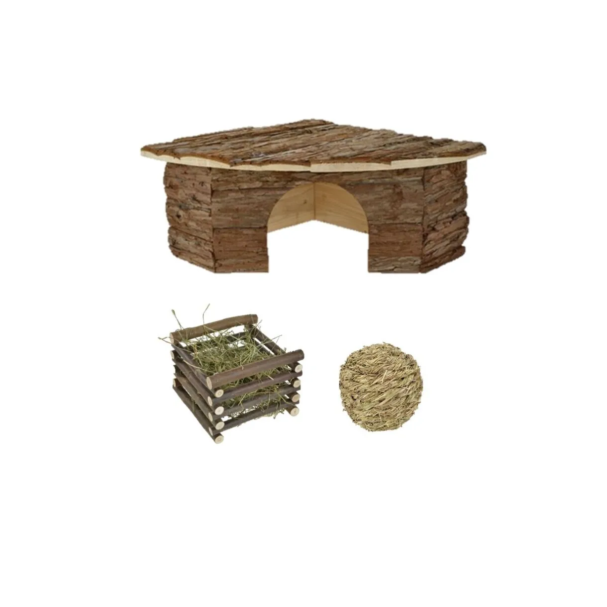 AniOne Accessoires Pour Cages^Ensemble d’accessoires pour lapins nains