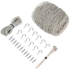 AniOne Filet De Protection^Filet de protection pour chat avec renfort de fil de fer 2 m, 6 m