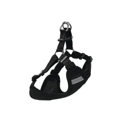 AniOne Promener Son Chiot^Harnais en mesh noir 28 cm, 40 cm