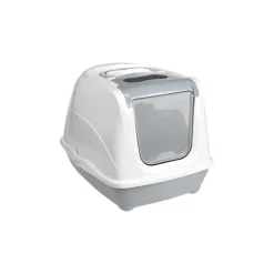AniOne Bacs & Maisons De Toilette^Maison de Toilette pour Chat "Flip Cat" M gris