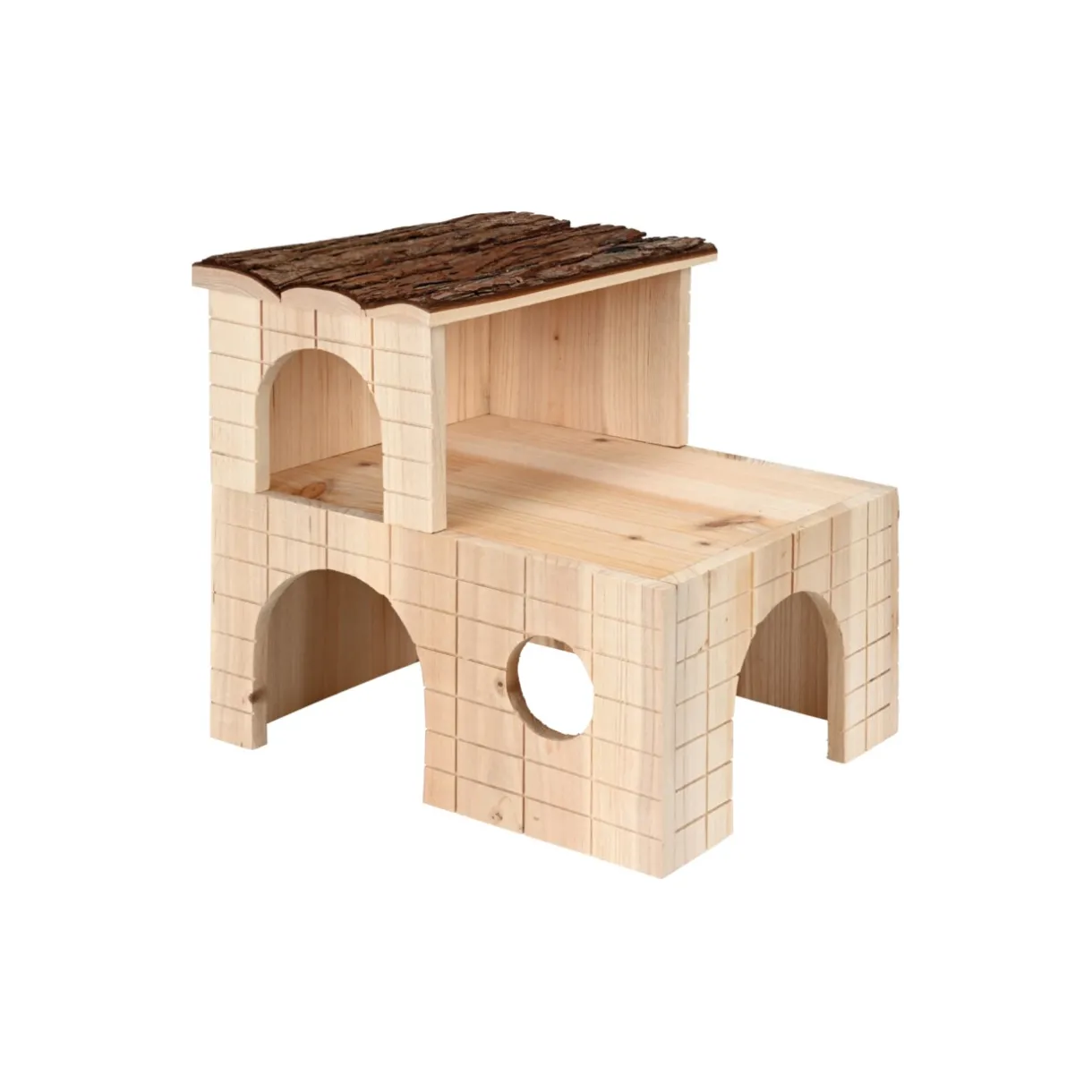 AniOne Hamsters|Accessoires Pour Cages^Maison en bois Inga M