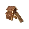 AniOne Aires De Jeux|Accessoires Pour Cages^Maison en bois Noah