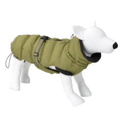 AniOne Manteaux Pour Chien^Manteau d’hiver rembourré Delia vert 26 cm