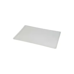 AniOne Gamelles À Nourriture|Gamelles À Nourriture^Tapis support de gamelle silicone 60 x 40 cm gris transparent