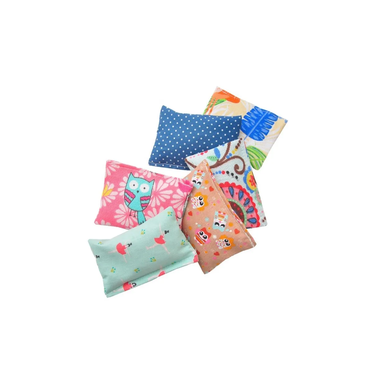 Aumüller Jouets Valériane & Catnip|Jouets^Coussin à cajoler à base de valériane 3 pièces
