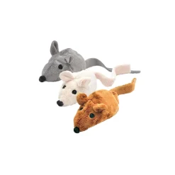 Aumüller Jouets Souris Et Balles Pour Chats|Jouets Valériane & Catnip^Lot de 3 de souris en valériane