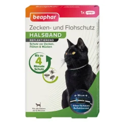 Beaphar Protection Contre Les Tiques Et Parasites^Collier anti-puces et anti-tiques réfléchissant