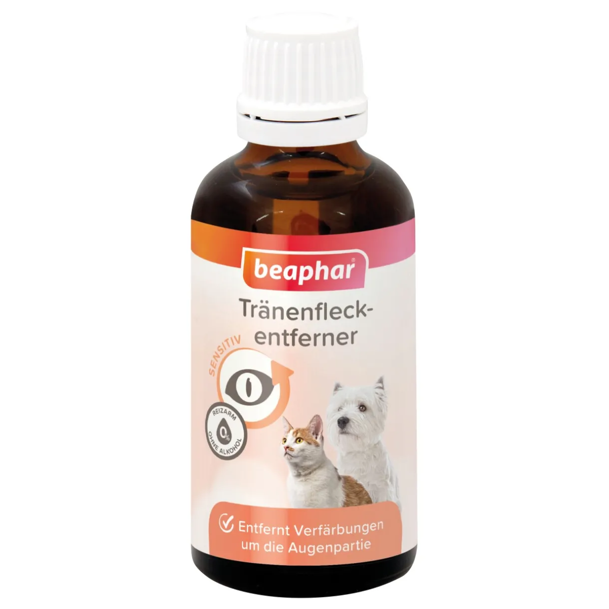 Beaphar Soins Pour Yeux & Oreilles|Soins Pour Yeux & Oreilles^Sensitiv Solution anti-traces de larmes 50 ml