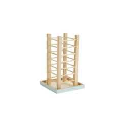 Beeztees Accessoires Pour Cages^Récipient en bois teinté