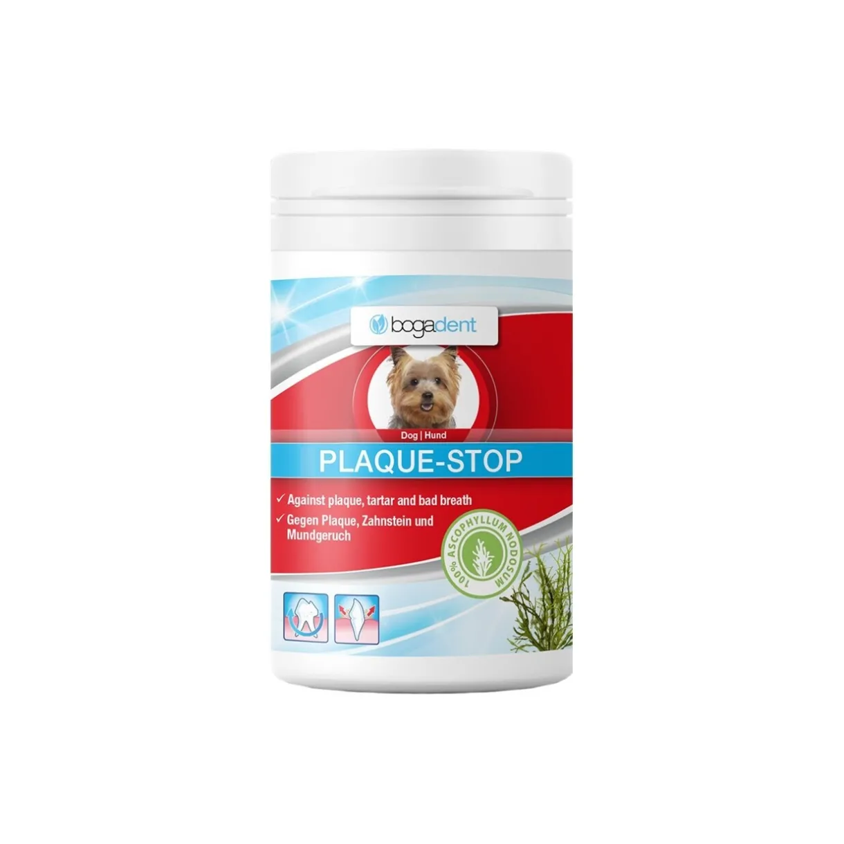 Bogadent Soins Dentaires|Nourriture Supplémentaire^PLAQUE-STOP 100 % algues pour chien 70 g