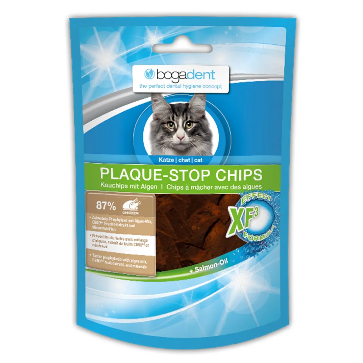 Bogadent Friandises^Plaque-Stop Chips chat 50 g Poulet