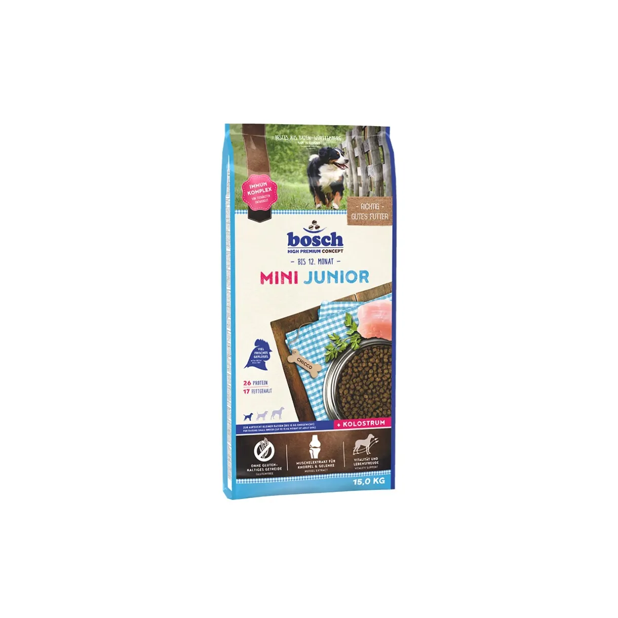 bosch Nourriture|Croquettes^Mini Junior Volaille 15 kg