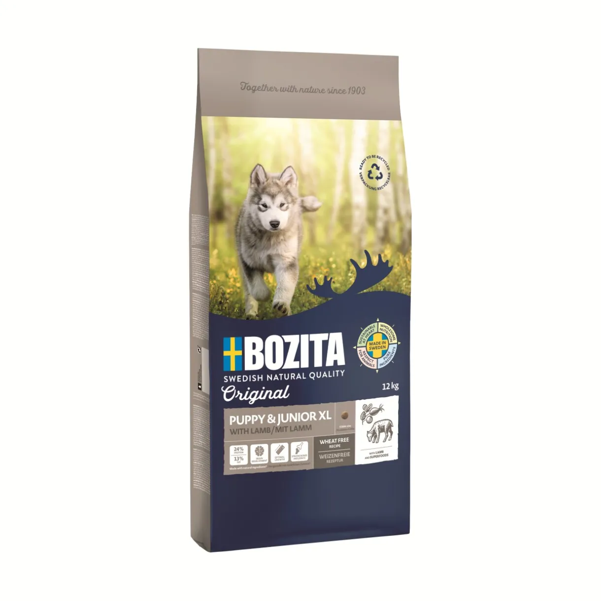 BOZITA Croquettes|Nourriture^Dog Original Puppy&Junior XL 12 kg