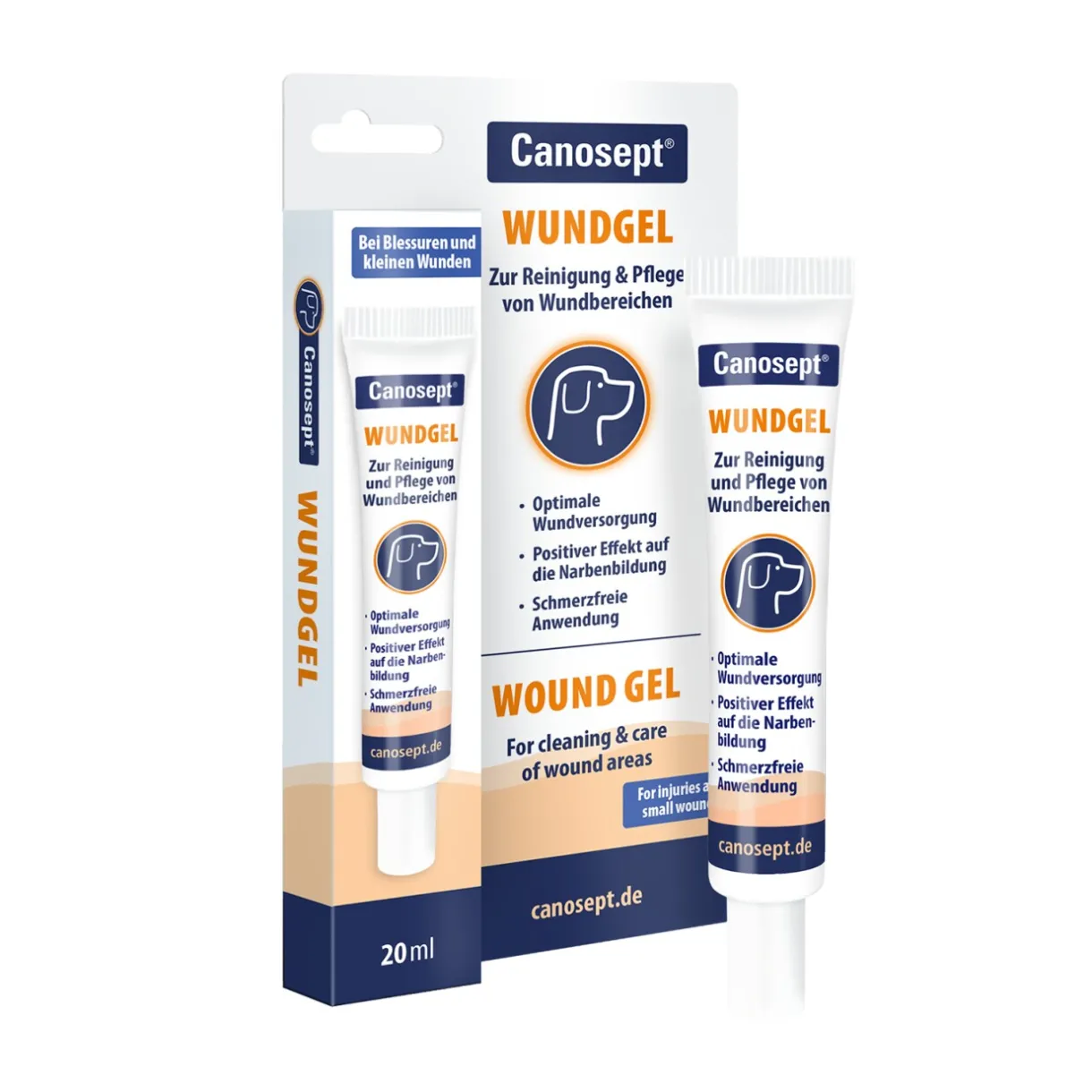 Canosept Soins De Pelage^Gel cicatrisant pour chiens 20 ml