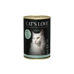 CAT'S LOVE Nourriture Humide^Nourriture humide chat adulte Pure dinde 6x400 g
