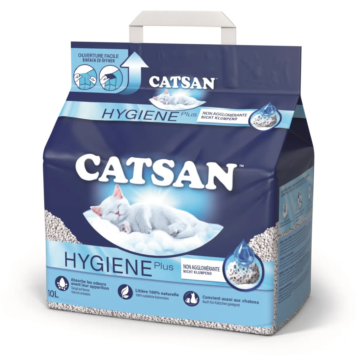 CATSAN Litière Pour Chat^Litière Hygiene 10 l