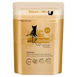 Catz finefood Nourriture Humide^Nourriture humide chat Classic Adult N° 7 bœuf et veau 6x300 g