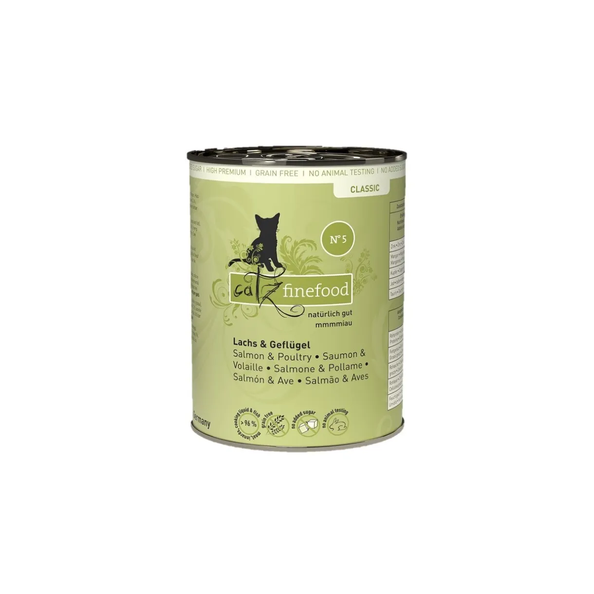 Catz finefood Nourriture Humide^Nourriture humide chat Classic Adult N° 5 saumon 6x400 g