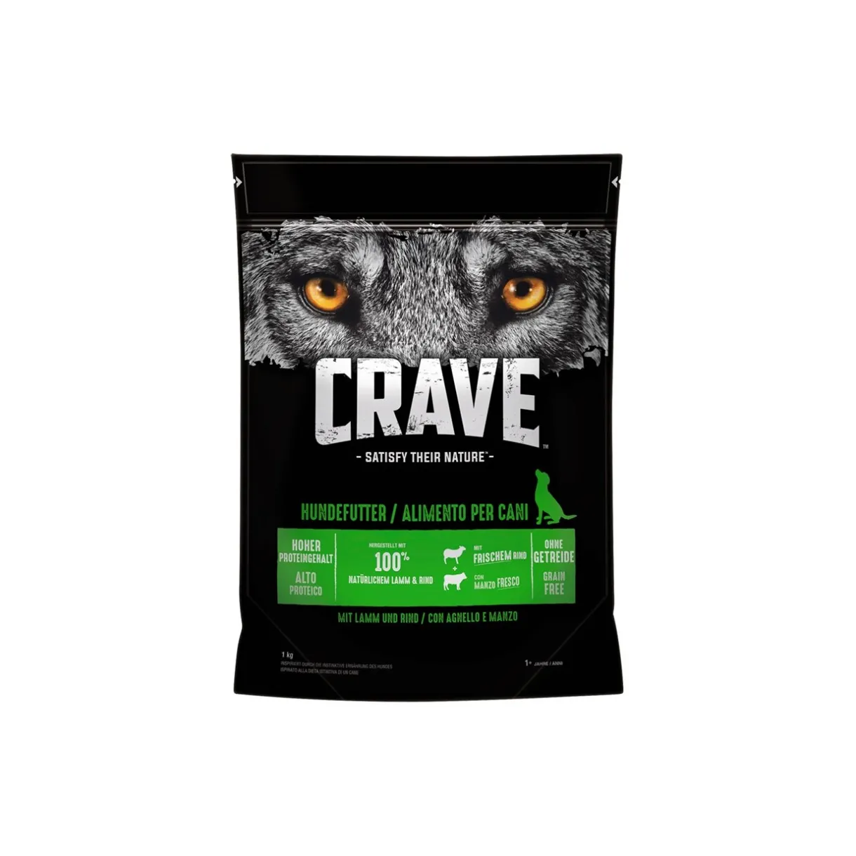 CRAVE Croquettes^à l’agneau et au boeuf 1 kg