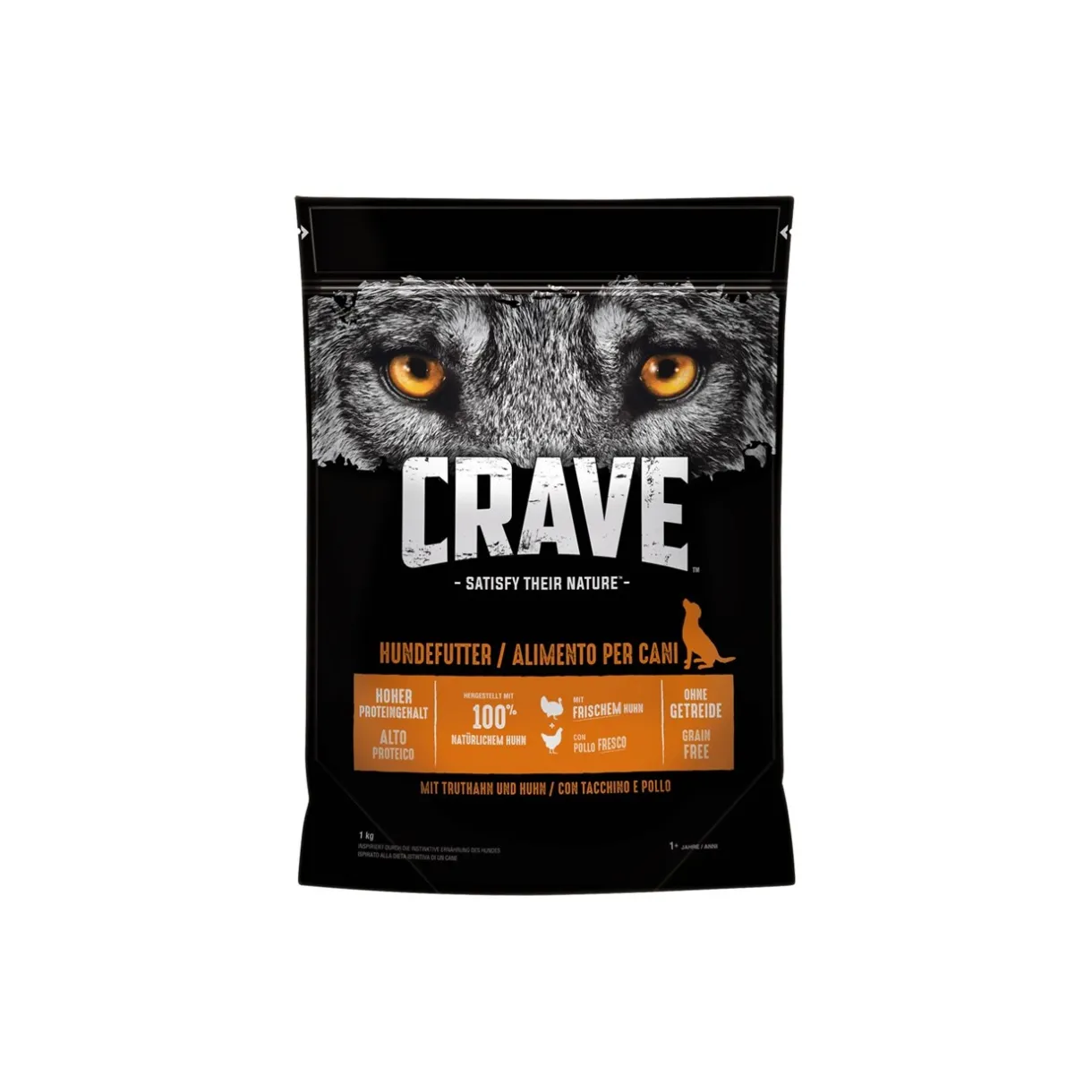 CRAVE Croquettes^au dindon et au poulet 1 kg