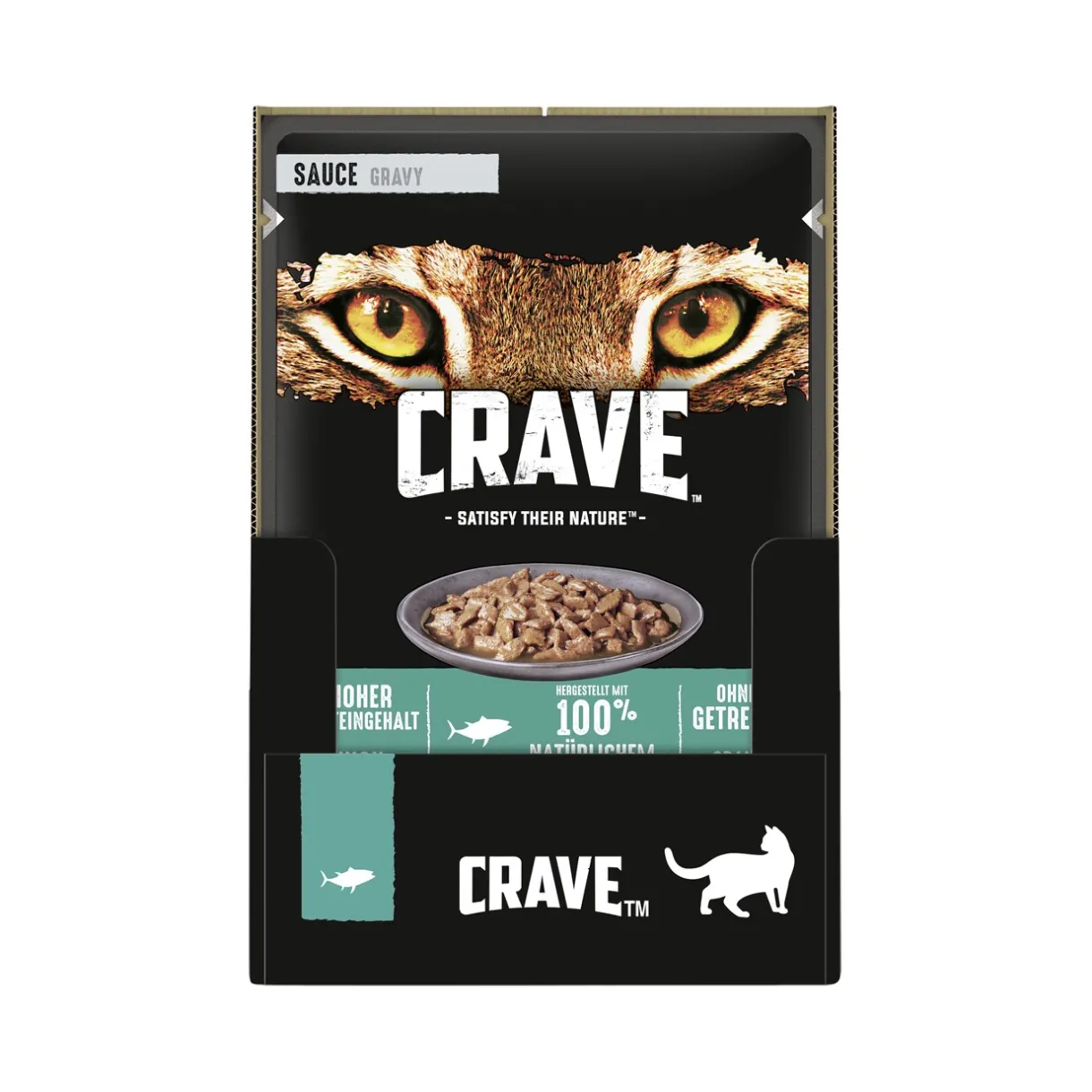 CRAVE Nourriture Humide^en sauce 28 x 85 g Thon