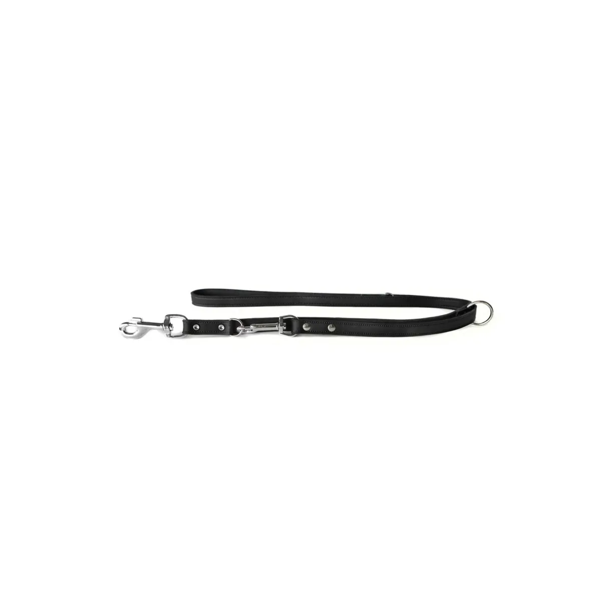 Das Lederband Laisses^La laisse en cuir Weinheim noir 2 m, 1,2 cm