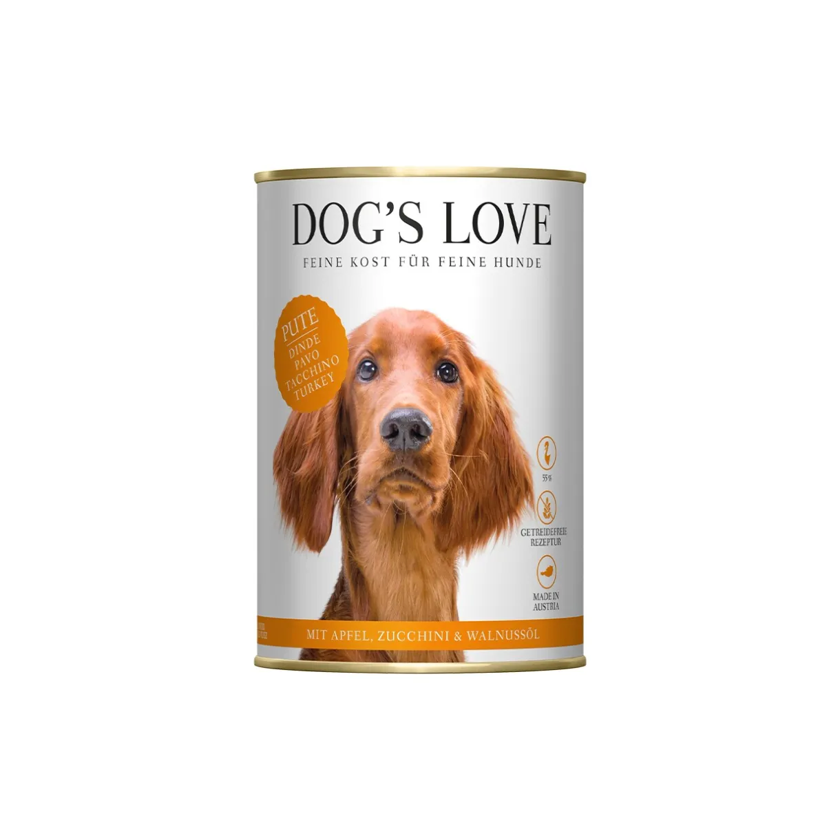 DOG'S LOVE Nourriture Humide|Nourriture^Junior Dinde et courgettes 6x400 g
