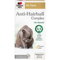Doppelherz Nourriture Supplémentaire|Nourriture^Anti-Hairball Complex 5 en 1