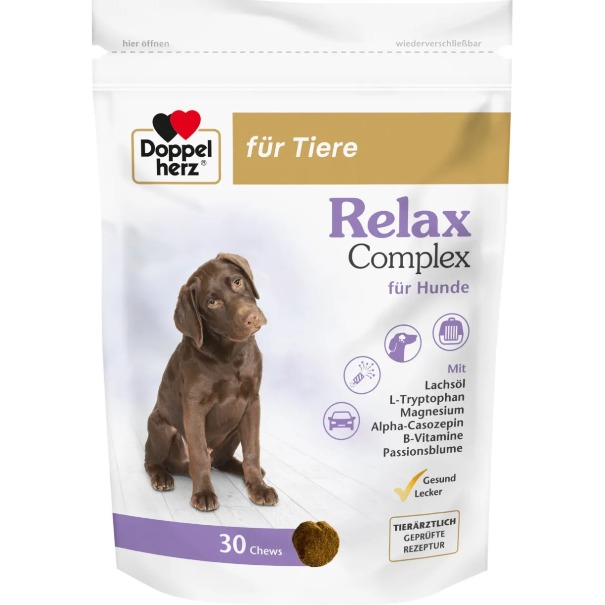 Doppelherz Nourriture Supplémentaire^Double cœur Relax Complex Chews 30 pcs