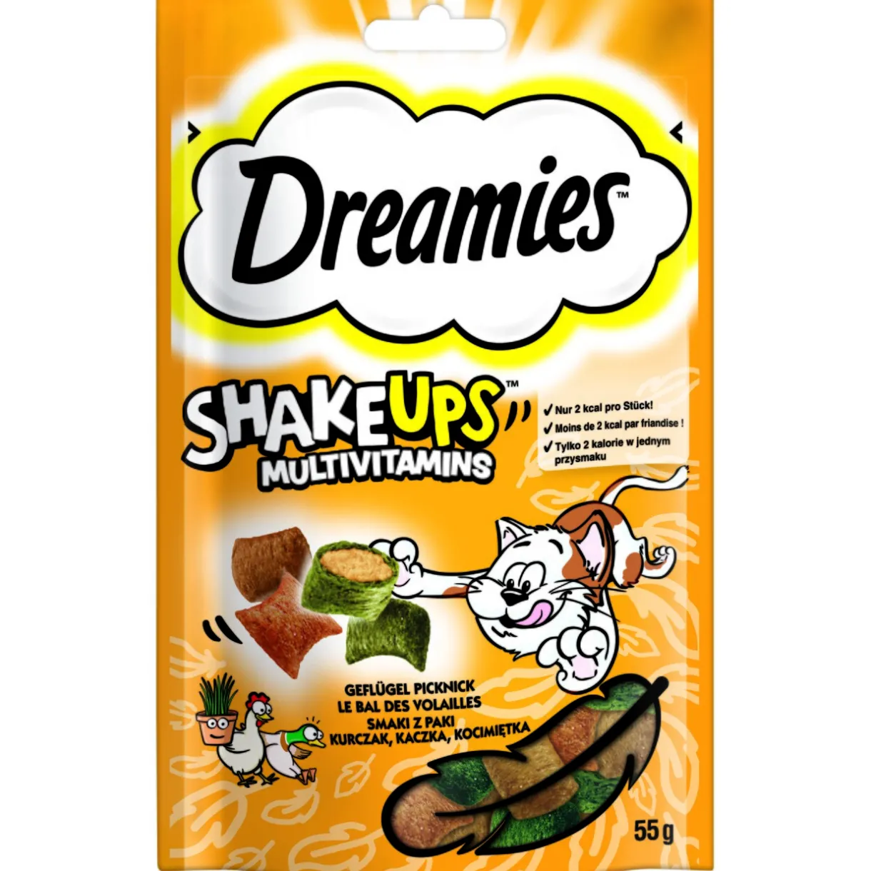 Dreamies Friandises^ShakeUps 6 x 55 g Pique-nique de volaille