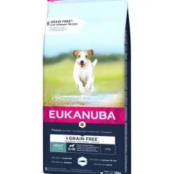 EUKANUBA Croquettes^sans céréales au poisson pour les races de petite et moyenne taille 12 kg 12 kg